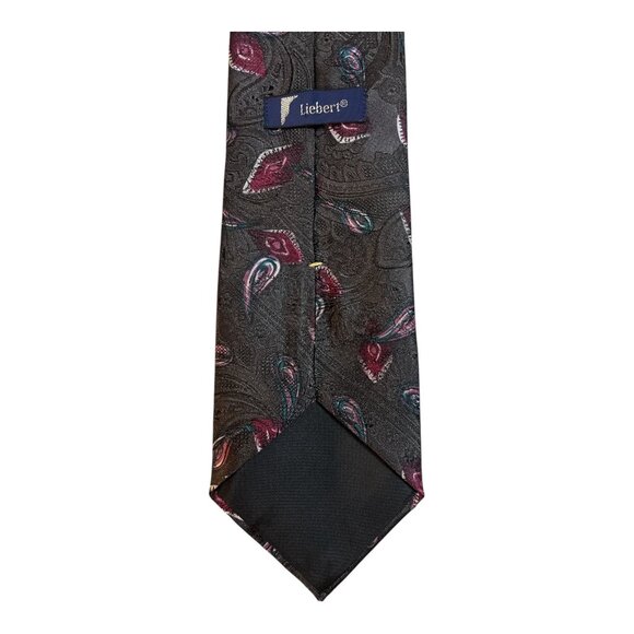 Vintage Liebert Men’s Tie – Paisley Pattern – Made in USA – 1980s/1990s - Picture 4 of 5
